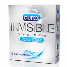 Durex Invisible, 3 шт
