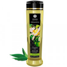 Shunga Kissable Massage Oil Organica Exotic Green Tea, 240 мл